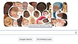 <b>1. </b>جوجل تحتفل مع المرأة في يومها العالمي