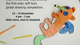 <b>1. </b>ايكيا تدعوكم للمشاركة في المسابقة العالمية للرسم هذا الاسبوع!