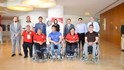 <b>2. </b>Participants of 4th Fazza Para Archery World Ranking Event hosted at Al Bustan Centre & Residence