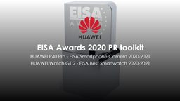 <b>4. </b>Huawei wins Two EISA awards for "Best Smartphone Camera" with the HUAWEI P40 Pro and "Best Smartwatch" for HUAWEI WATCH GT 2