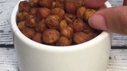 <b>4. </b>طريقة عمل كرسبي حمص أو الحمص المقرمش