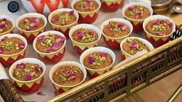 <b>1. </b>طريقة تحضير بسبوسة الفناجين بالكريم كراميل