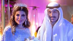 <b>3. </b>النجمة الهام الفضالة والنجم شهاب جوهر يعلنان زواجهما رسميا