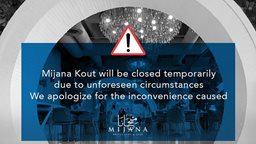 <b>4. </b>Mijana Restaurant Al Kout Mall Branch is temporarily closed