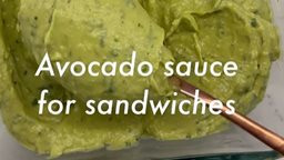 <b>5. </b>Special Avocado Sauce Recipe Used for Sandwiches