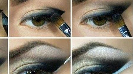 Elegant eye makeup step by step