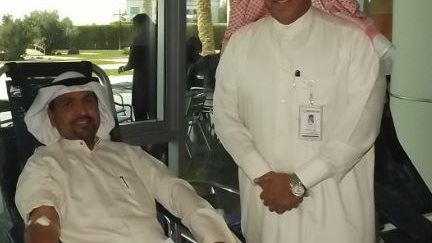 الحملة السابعة للتبرع بالدم لموظفي مجموعة الساير