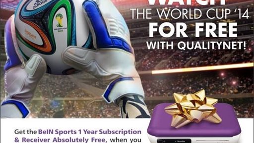 Watch 2014 World Cup for free with Qualitynet