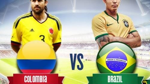 Watch Brazil Vs Colombia match tonight at Applebee's Gulf Branch