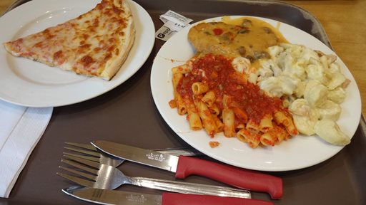 Delicious Italian Lunch at Sbarro