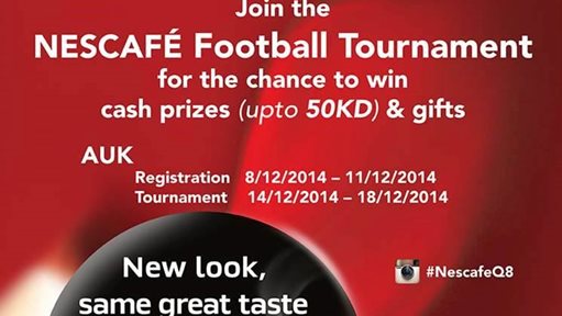 "Nescafe Football Tournament" started today at AUK