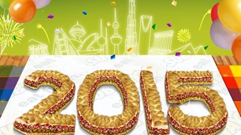 هكذا عايدت بعض المطاعم والشركات في الكويت الناس بمناسبة العام الجديد