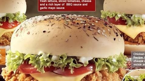 New KFC Fillet Gourmet sandwich