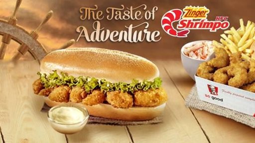 KFC Zinger Shrimpo meal details