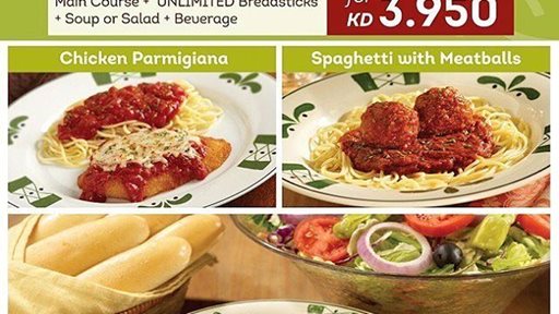 Olive Garden Tuscan Lunch offer details