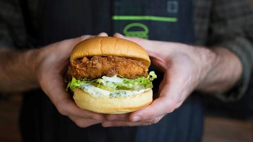 New Chicken Shack at Shake Shack restaurant