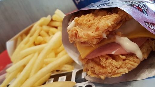 KFC Double Down Sandwich