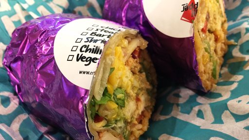 Chili Pepper yummy Chicken Burrito