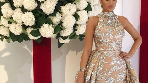 Stunning Fouz Al Fahad at Red Cross Gala in Monte Carlo