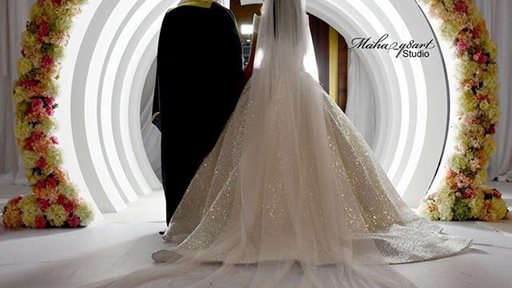 Actress Farah Al Hady Wedding Look Details