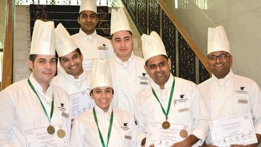 Courtyard by Marriott Kuwait and JW Marriott Kuwait Team earned wide range of medals, including 2 gold, 2 silver, 2 bronze and 6 merit certificates at Horeca 2018. 