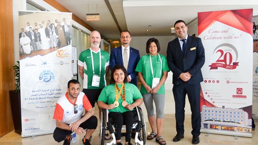 Al Bustan Centre & Residence hosts participants of 9th Fazza 2018 Para Powerlifting World Cup 