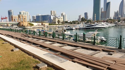 Photos ... Souq Sharq Mall Renovating Seaside Walkway