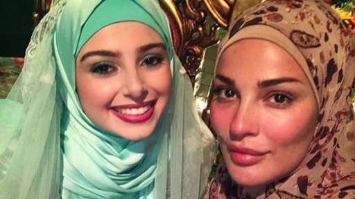 نادين نسيب نجيم وماريتا الحلاني بالحجاب في رمضان 2021