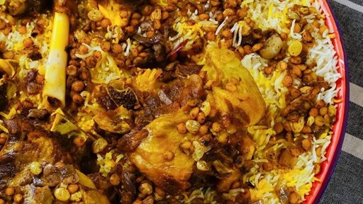 مقادير وطريقة تحضير طبق مجبوس اللحم الكويتي