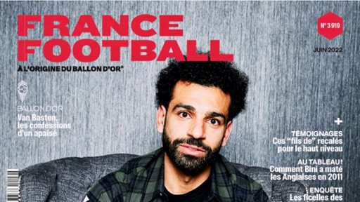 Mo Salah on the Cover of France Football Magazine