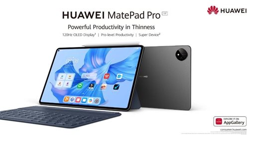 The all-round stylish and pro flagship tablet HUAWEI MatePad Pro available now in Kuwait