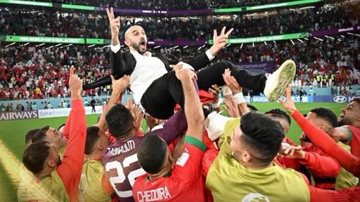 اجمل اللقطات من الفوز التاريخي لمنتخب المغرب على اسبانيا في كأس العالم