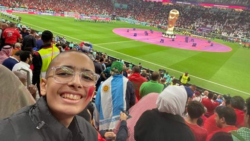 بنك برقان يحقّق حلم طفل من مرضى الرعاية التلطيفية في FIFA قطر 2022