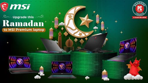 MSI  تطلق دليل الشراء لشهر رمضان في الإمارات العربية المتحدة مع خصومات حصرية على أجهزة الكمبيوتر المحمولة