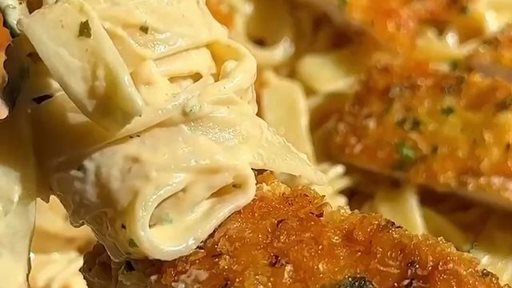 What you need to prepare Parmesan Crusted Chicken Alfredo