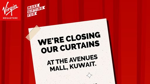 Virgin Megastore Closing Avenues Branch in Kuwait