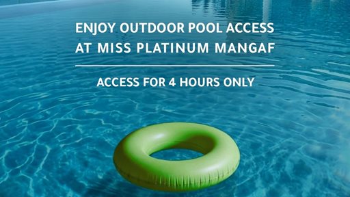 Outdoor Pool Access Details at Miss Platinum Mangaf