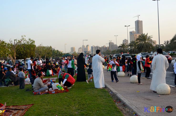 اجواء الاحتفالات بالعيد الوطني ... تصوير مدونة كيفي