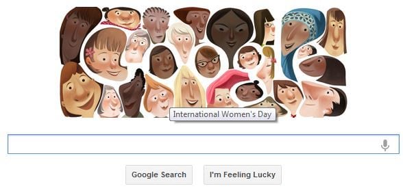 جوجل تحتفل مع المرأة في يومها العالمي