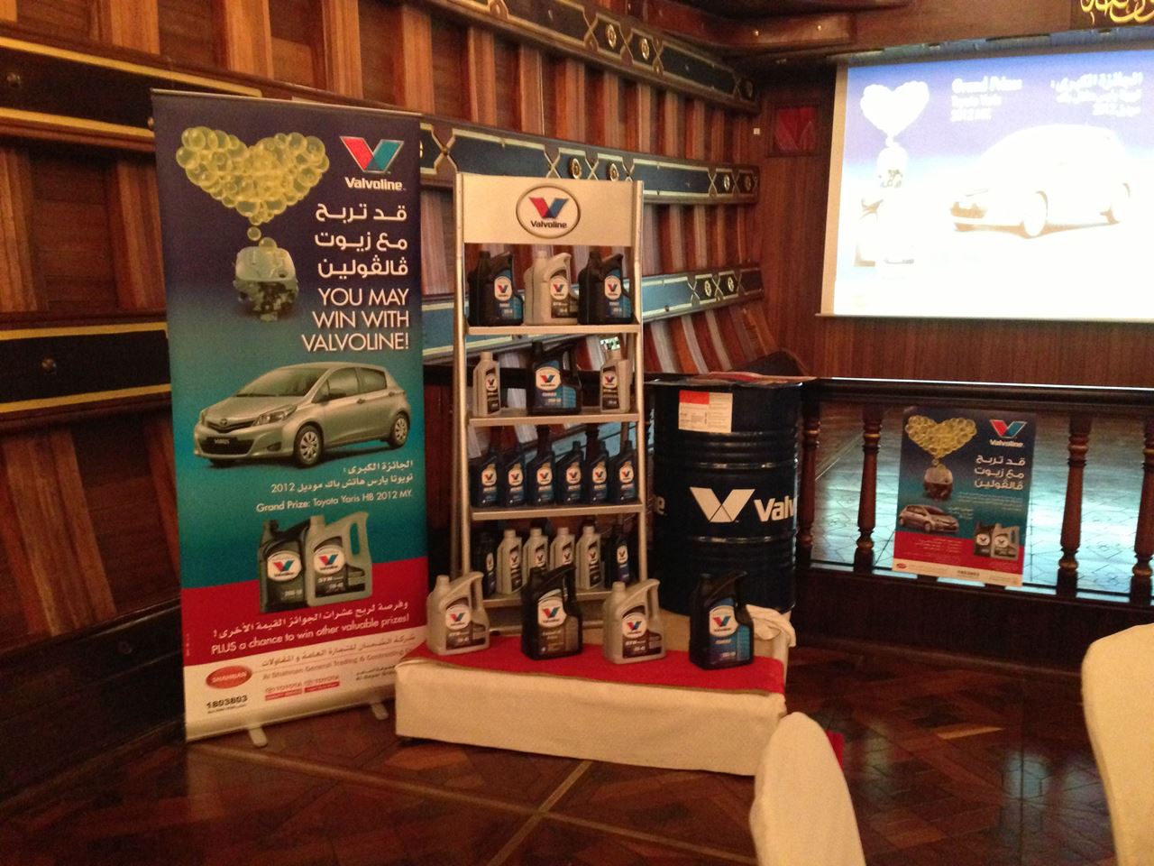 Al-Shahnan Valvoline Lubricant Mega Promotion and Launch