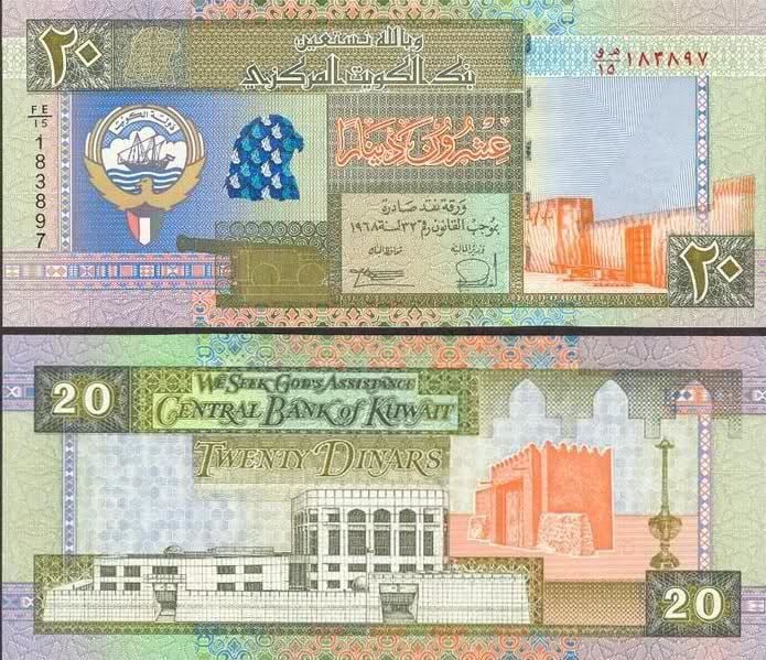 العملات الورقية المتداولة اليوم في الكويت تحت المجهر