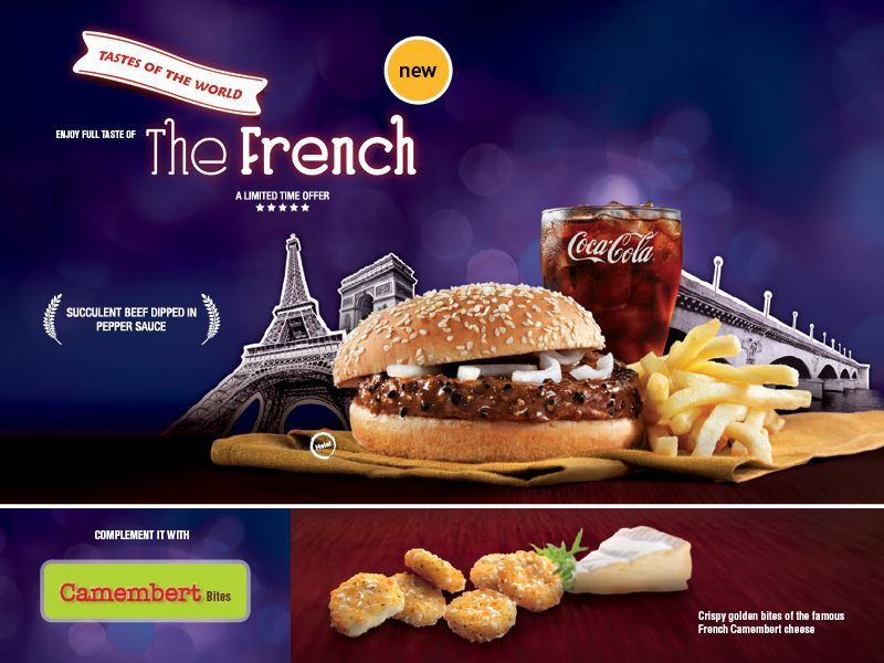 Enjoy the taste of The French limited edition meal from McDonalds