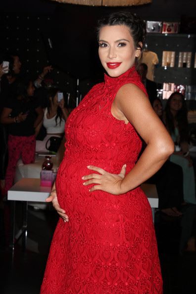 A mix of photos for the pregnancy of the mother to be Kim Kardashian 