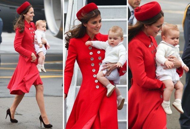 Kate Middleton and her gorgeous red royal look