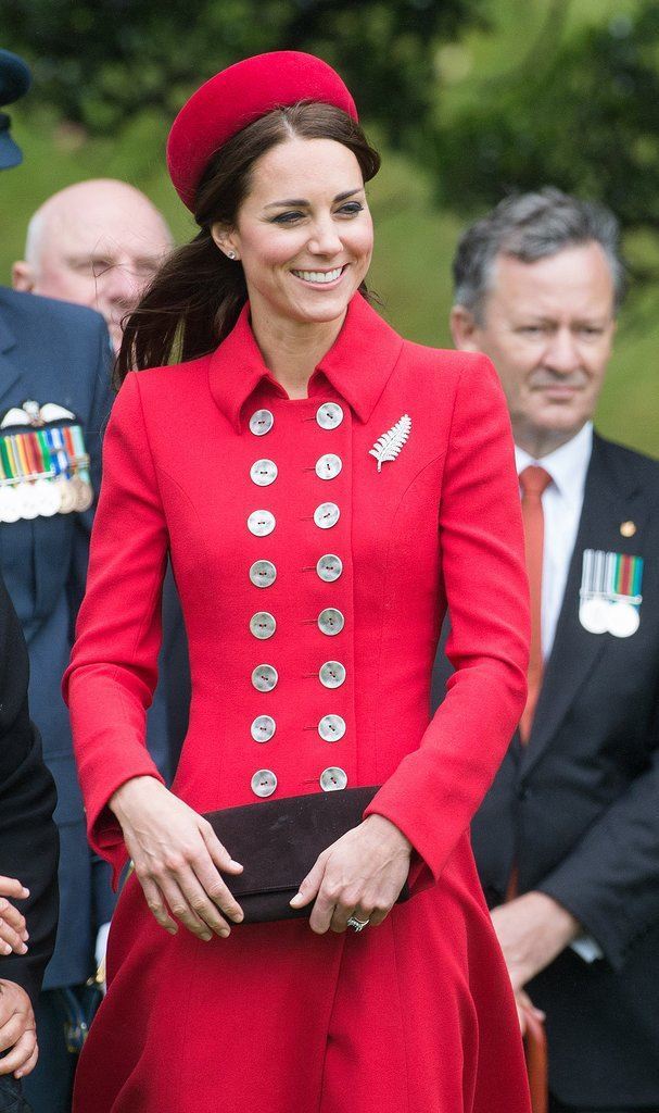 Kate Middleton and her gorgeous red royal look