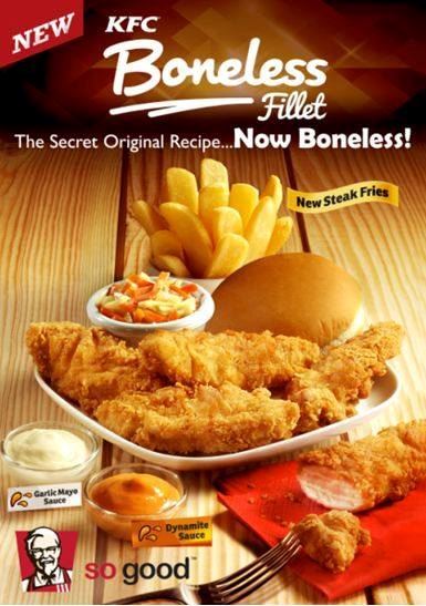KFC Boneless Fillet ... still one of the favorites