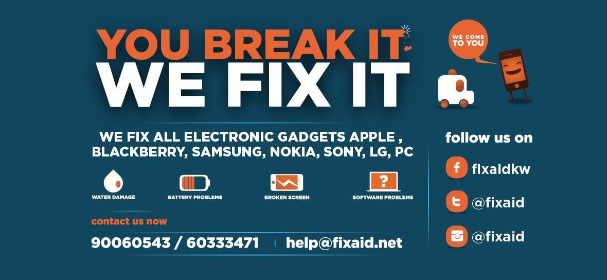Fix Aid: You break it and we fix it