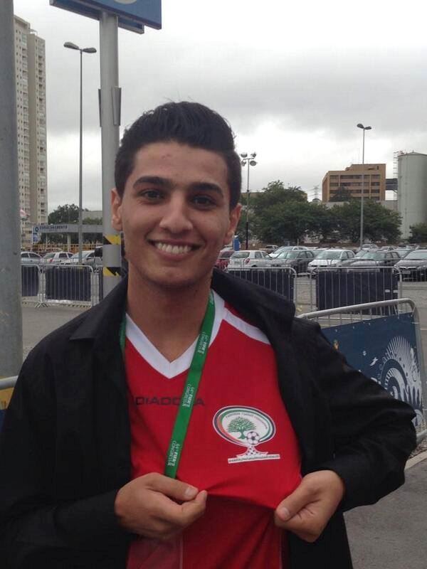 Mohammad Assaf in Sao Paulo to participate in the world cup