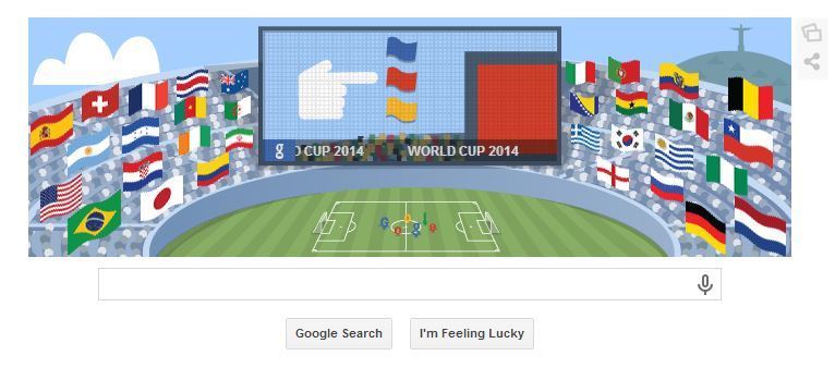 جوجل تشارك العالم آخر مباريات المونديال بين الارجنتين والمانيا