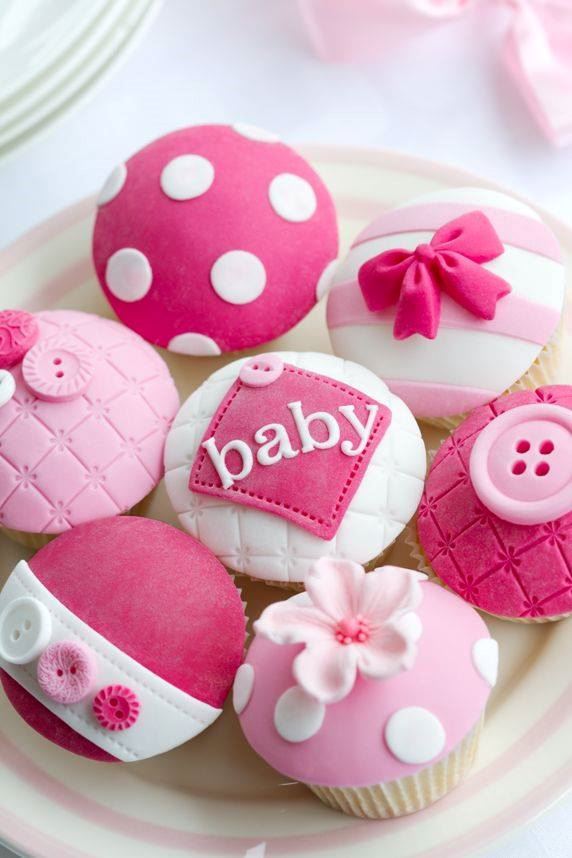 Cute cupcake ideas for a baby shower